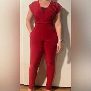Womens Jumpsuits Dressy Casual One Piece Outfits Sleeveless V-Neck with Pockets